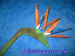 Tutorial sterilizia o uccello del paradiso con pasta di gomma o gum paste